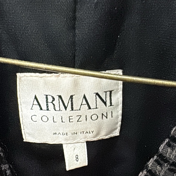 Vintage Armani Collezioni Gray Textured Blazer - Picture 2 of 7
